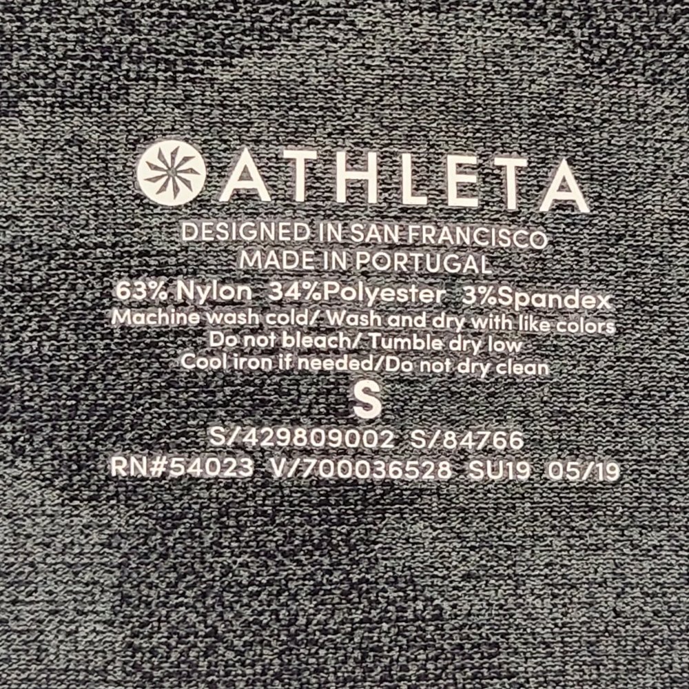 Athleta Speedlight Tank Top Black Camo Racerback Seamless Womens Small - Picture 6 of 7
